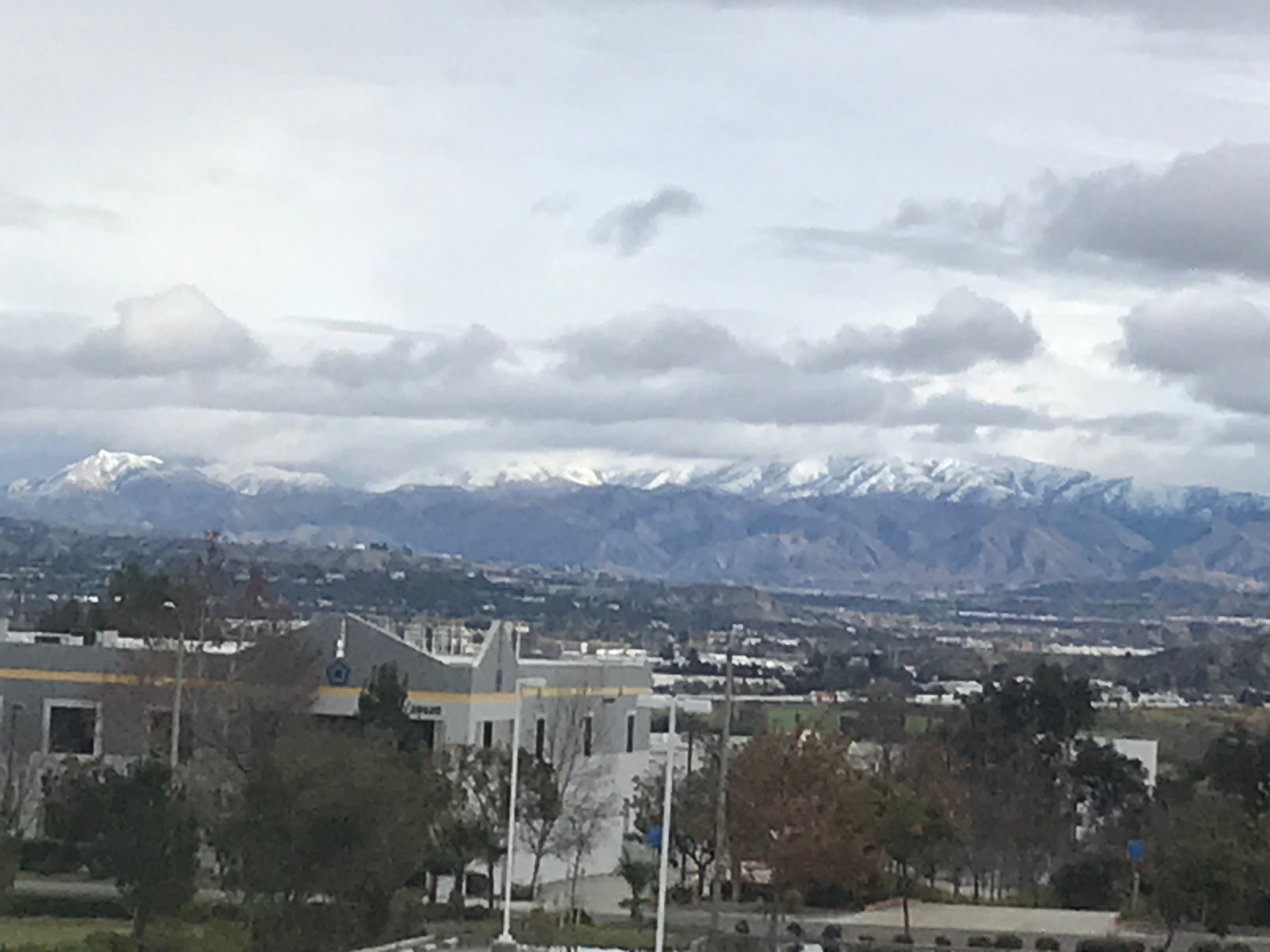 Santa Clarita valley views from facility